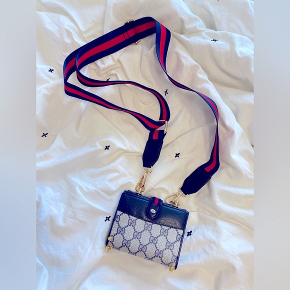 Gucci Sherry Line GG Monogram Trifold Wallet - Picture 2 of 2